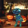 Halloween Pumpkin Figurine Glow-in-the-Dark Pumpkin Man Figurine with Movable Joints Flameless Jack
