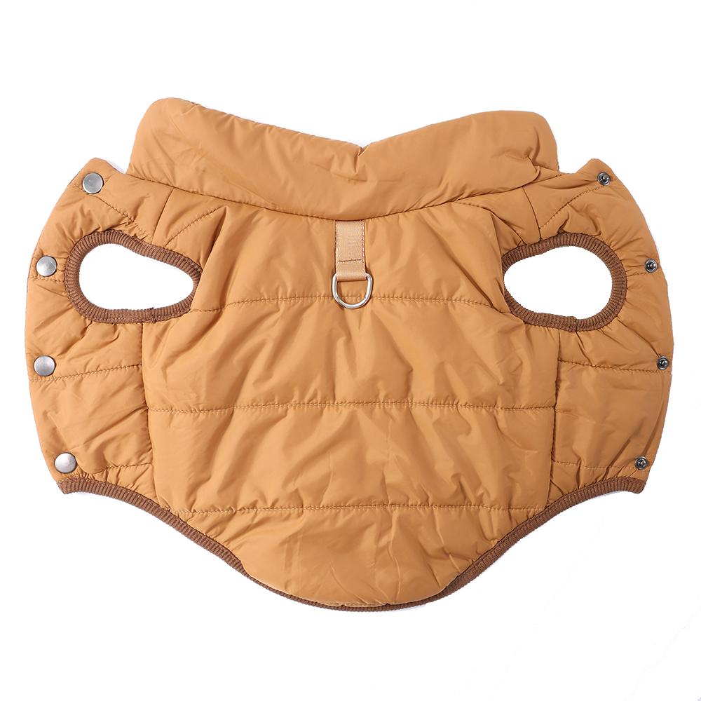 Зимняя куртка для собак средних и маленьких собак, кошек, ветрозащитная, теплая, с D-образным кольцом, одежда для щенков, чихуахуа, йоркширский питомец, флисовый костюм