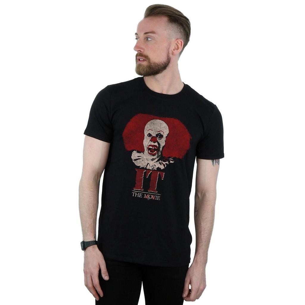 It (1990) Mens Pennywise Clown Logo T-Shirt