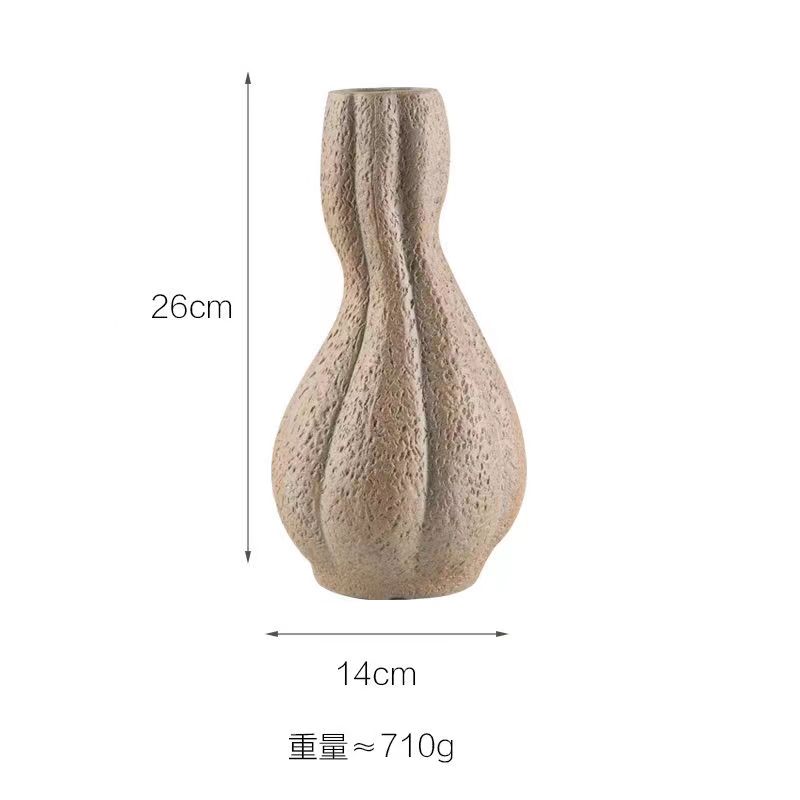 Художественное украшение Простой эмбрион Тыква Лебедь Раковина Украшения Художественная ваза Гостиная Рабочий стол Дома Керамические вазы Подарки