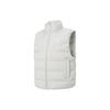 Solid Color Casual Stand Collar Down Vest Women Vests White FZ1104-072
