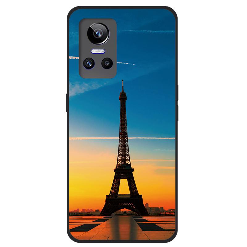 Для realme GT Neo 2 5G Чехол ТПУ Силикон Мягкий Мультяшный Прозрачный Чехол для Realme GT Neo 2 3 Neo3 Чехол для Телефона Neo2T Прозрачный Coque
