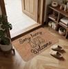 Коврик-Ковер Забавный Кролик Лягушка - Дизайн с Забавной Цитатой Домашний Декор для Гостиной Прихожей Коврик для Входной Двери Приветственный Коврик