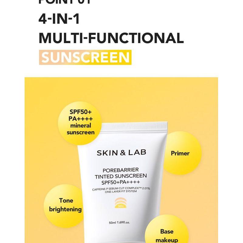 SKIN&LAB - Porebarrier Tinted Sunscreen