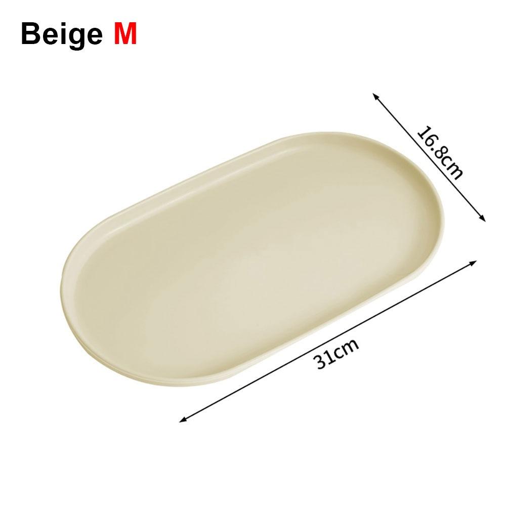 1Pcs Stackable Dessert Tray Smooth Edge Food Serving Tray New Fruit Plate for Home Kitchen