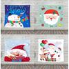 Cartoon Santa Claus Pattern Tapestry Home Bedroom Living Room Wall Decoration Christmas Theme Tapestry