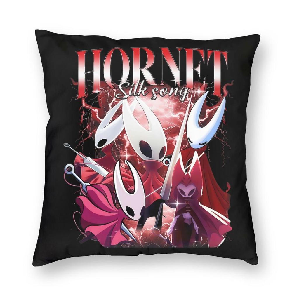 Hollow Knight Silksong Hornet Pillowcase Double-sided Printing Polyester Cushion Cover Decorations Throw Pillow Case Cover Car
