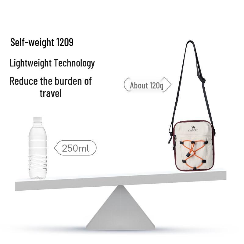 CAMEL Lightweight Crossbody Shoulder Bag