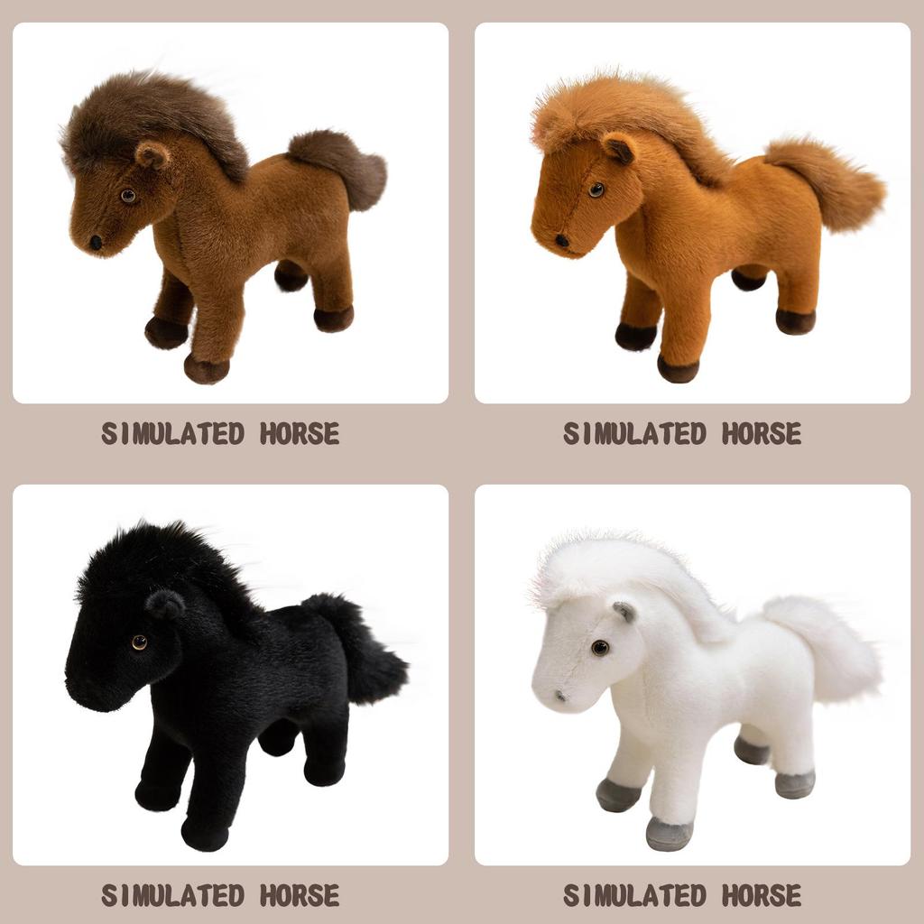 Plush Pony Toy Gift For Kids With Soft Pp Cotton Filling For Comfort And Play