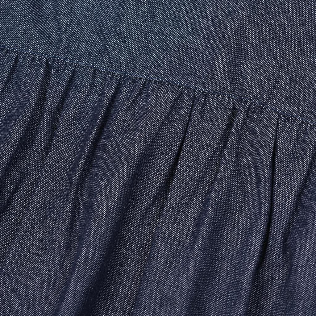 Kusguru Япония Платье Темное Размер M Женское KOP505-88 Синее,