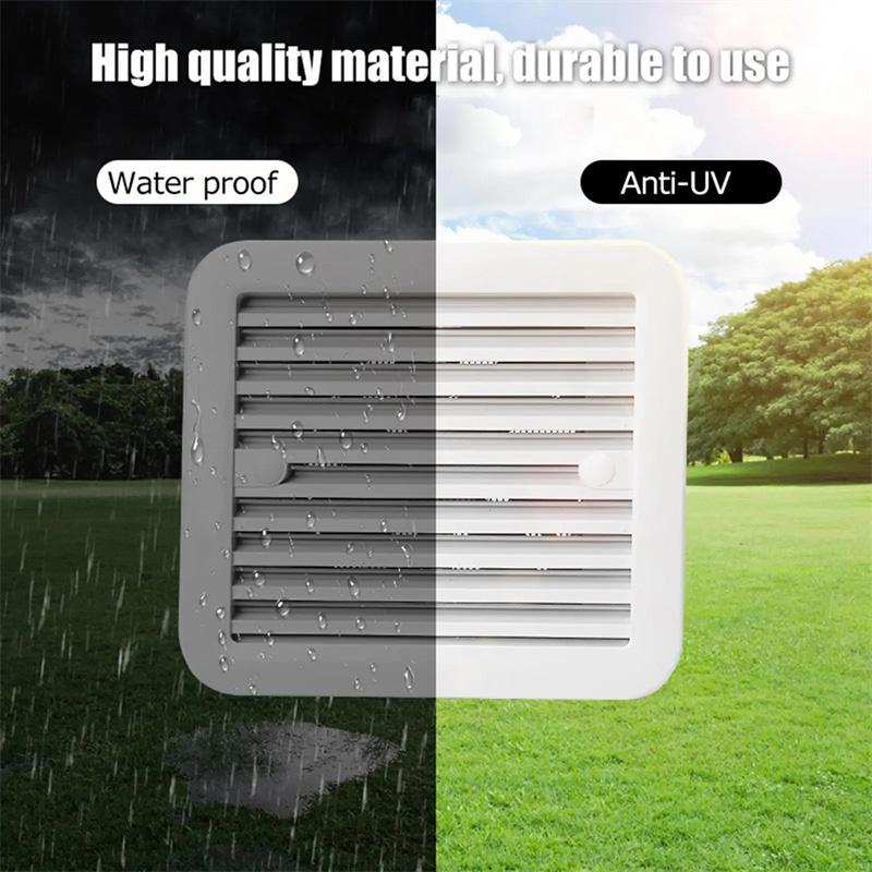 12V Uni-Directional Cooling Air Vent Fan UV-Protected Low Noise Motorhome Caravan RV Parts Accessories 3000 RPM/Min