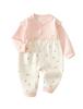 Baby Long Sleeve Open Newborn Baby Going Out Nursery Preparing for Weddings [HAYAHARU] Clothes, Girls, Coveralls, Boys, Rompers, 100% Cotton, Front,