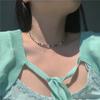 iF ME Модное красочное жемчужное ожерелье из бисера, короткое колье в богемном стиле с кристаллами, женские ювелирные аксессуары