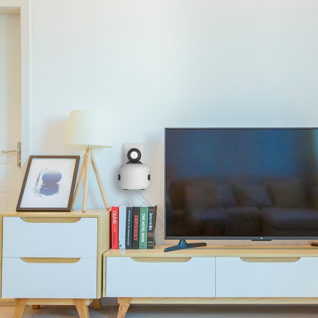 Black Wall Mount Holder Stand for Google Nest WiFi Router Point 2nd Generation Stylish and Practical