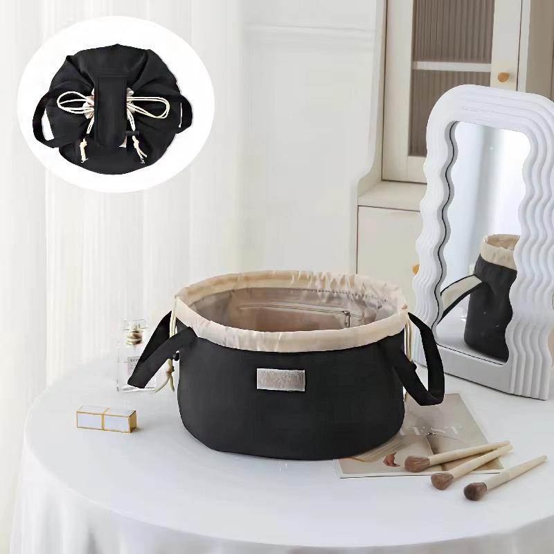 1 шт. Водонепроницаемое ведро на шнурке, большой вместимости, косметичка, модная сумка для макияжа, портативный органайзер, высокого класса, 30x17 см