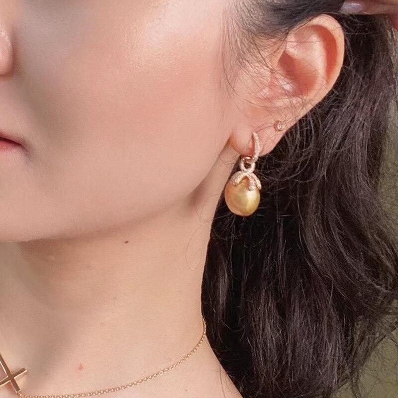 MeiBaPJ натуральный пресноводный жемчуг модные классические серьги-капли с цветком из настоящего стерлингового серебра 925 пробы изысканные очаровательные ювелирные изделия для женщин