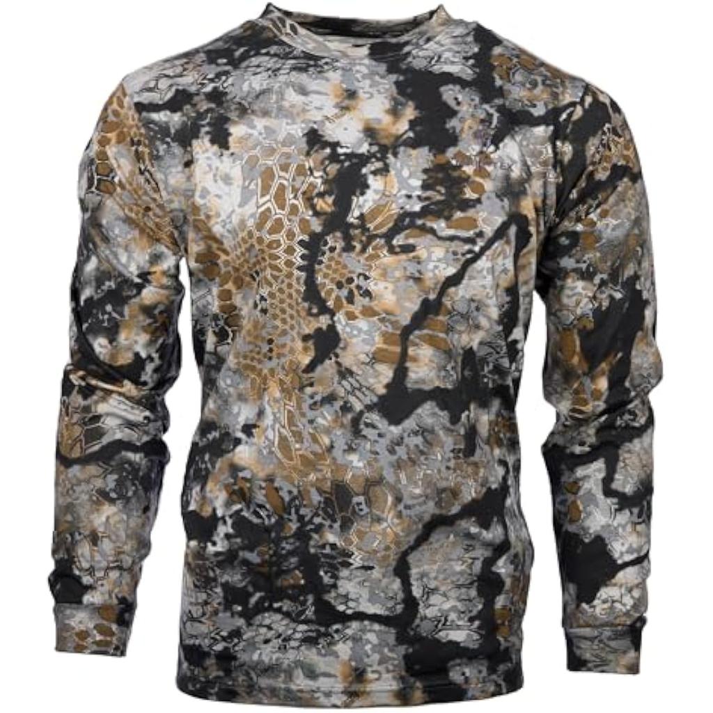 Мужские футболки с длинным рукавом Stalker для активного отдыха, походов, альпинизма, спорта, с круглым вырезом и длинным рукавом