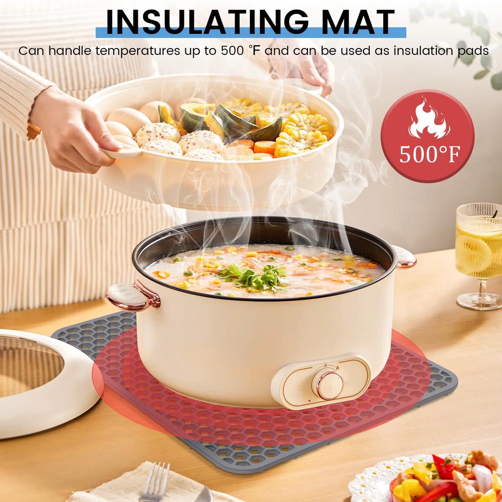 Силиконовые протекторы для раковины Полая подкладка для раковины Нескользящая Теплоизоляция Подкладка для стола Подставка для посуды Защита стола Коврики-сетки для раковины Кухонный инструмент