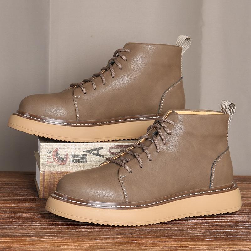 8307-5 Новые ботинки Мартин мужские ретро коровья кожа классические резиновые ботинки повседневные уличные нескользящие рабочие ботинки мужские