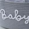 Cotton Rope Mommy Bag Compartment Baby Diaper Box Baby Hygiene Basket  Travel Out