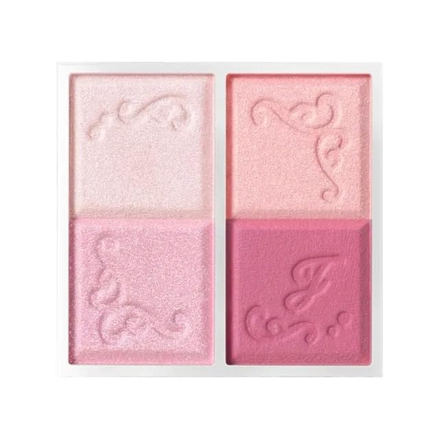 [Оригинальный продукт, в подарочной упаковке] Компактные румяна JILL STUART Couture Mix Blush (#05 Полуночный Минуэт) 6 г, 4 цвета, Румяна, Макияж, Косметика, М