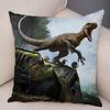 Car Sofa Home Pillowcase Jurassic Dinosaur Cushion Cover Decorative Wildlife Print