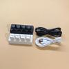 Проводная USB-клавиатура с 4 клавишами Cut Copy Paste Select для удобной переноски в кафе, на встречи и в место удаленной работы