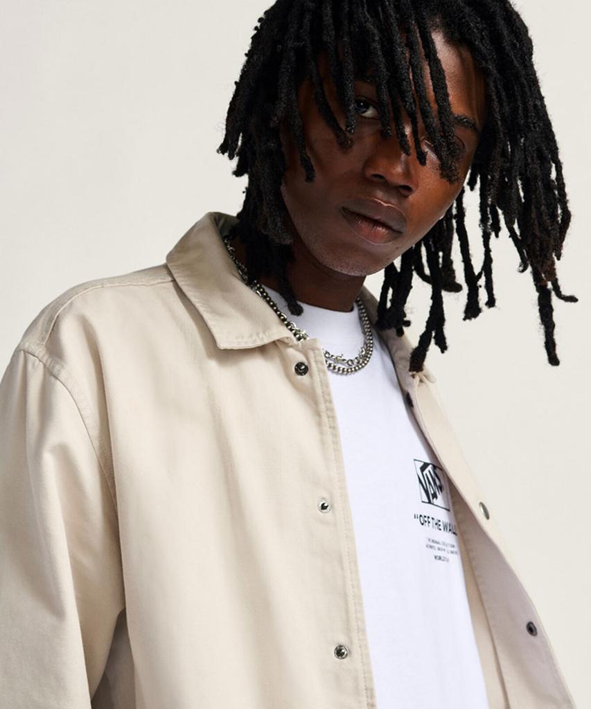 Ветровка Vans Tory Canvas Coach Jacket - Taupe Mist / Vn000P74En91