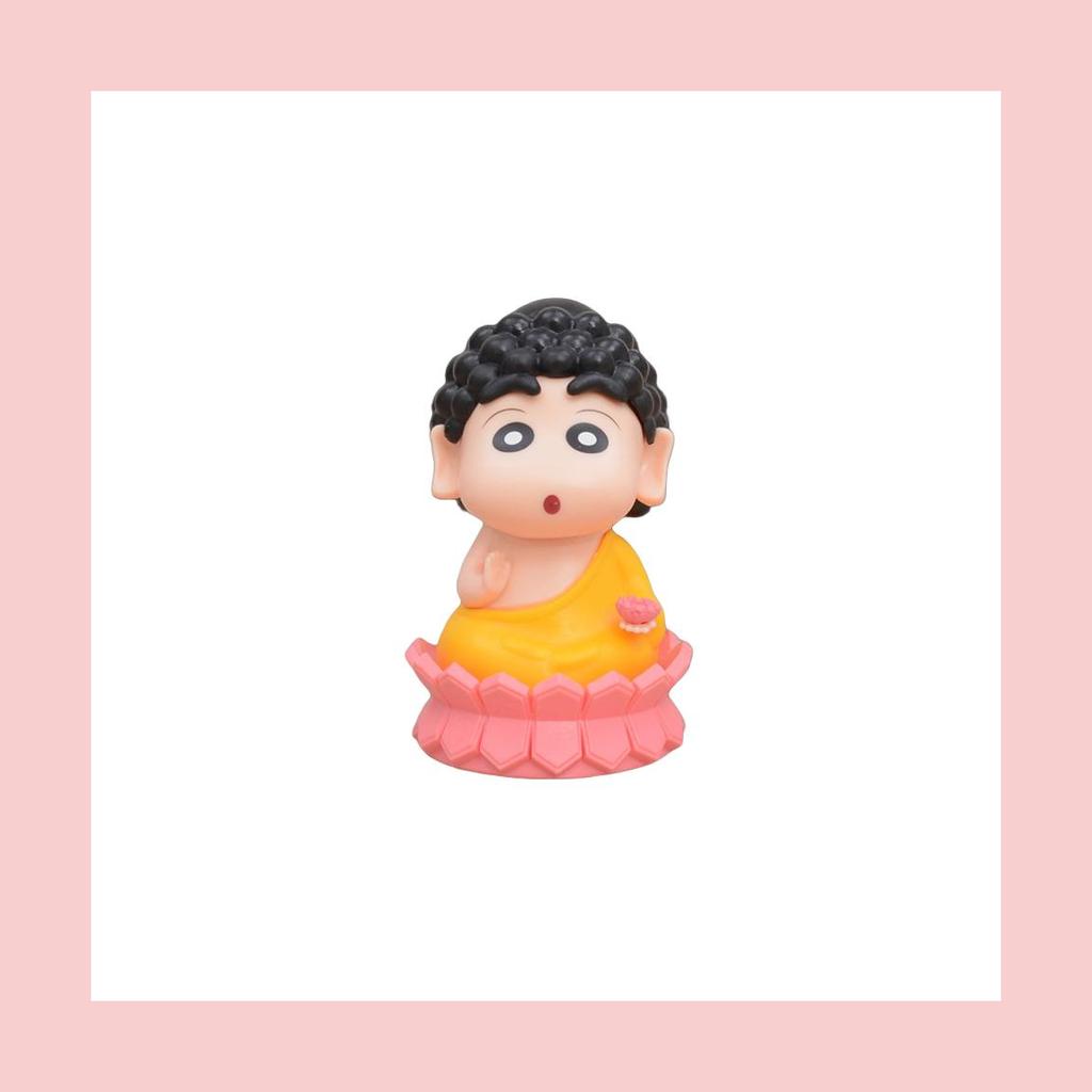 2 Signs Crayon Shin-chan cos Lord Buddha Симпатичные аниме-фигурки-игрушки