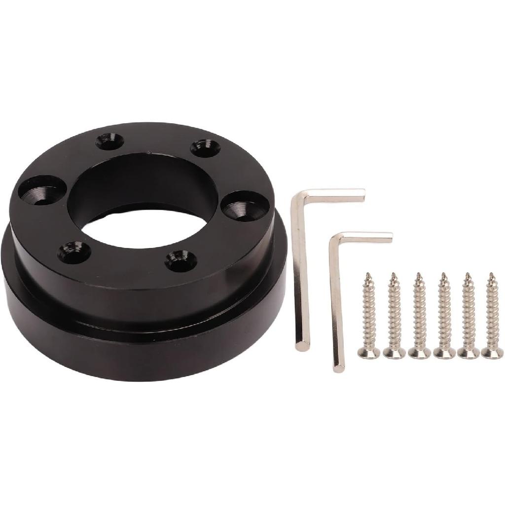 70mm Steering Wheel Adapter Plate Aluminium Alloy Car Steering Wheel Adapter Plate Universal Fit for Logitech G29 G920 13 14in Steering Wheels