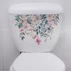 Toilet Sticker Green Leaf Floral Stickers Removable Waterproof Wall Decals Home Bathroom Decorations