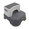 Kids Step Stool Double Antiskid Height Adjustable Widened Base Ergonomic Toddler Step Stool 2 Layer