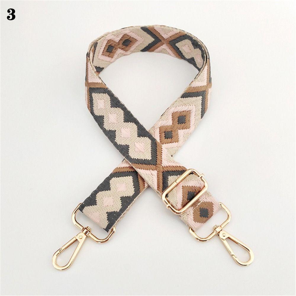 130cm Bag Accessories Wide Adjustable Bag Belt Strap for Handbags Jacquard Bag Strap Extender