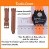 Модный силиконовый ремешок для часов Swatch Подходит для ширины ушка 16 мм 17 мм 19 мм 20 мм