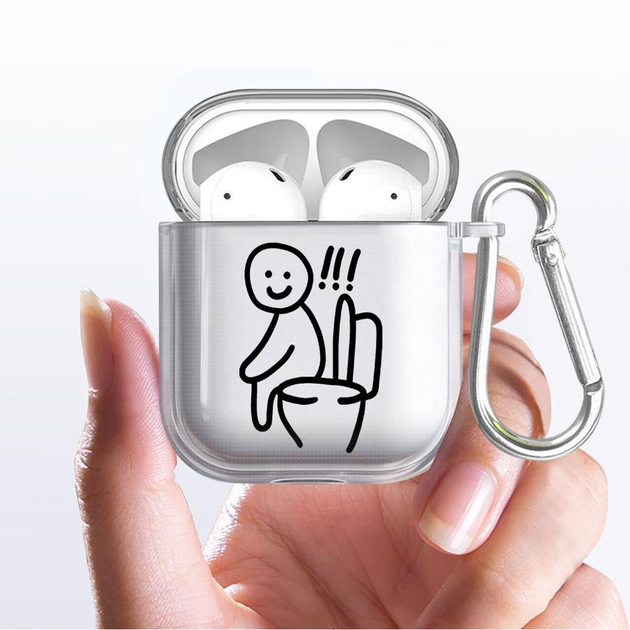 Мультяшный Чехол-Спичка для Airpods 2 1 Pro2 4 3 Pro3 Pro Прозрачный Чехол-Крышка для Наушников