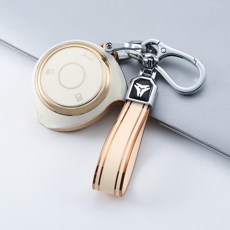 Чехол для ключа автомобиля Nezha V/U Pro: Высококлассная защита от падений со стильной пряжкой для мужчин и женщин.