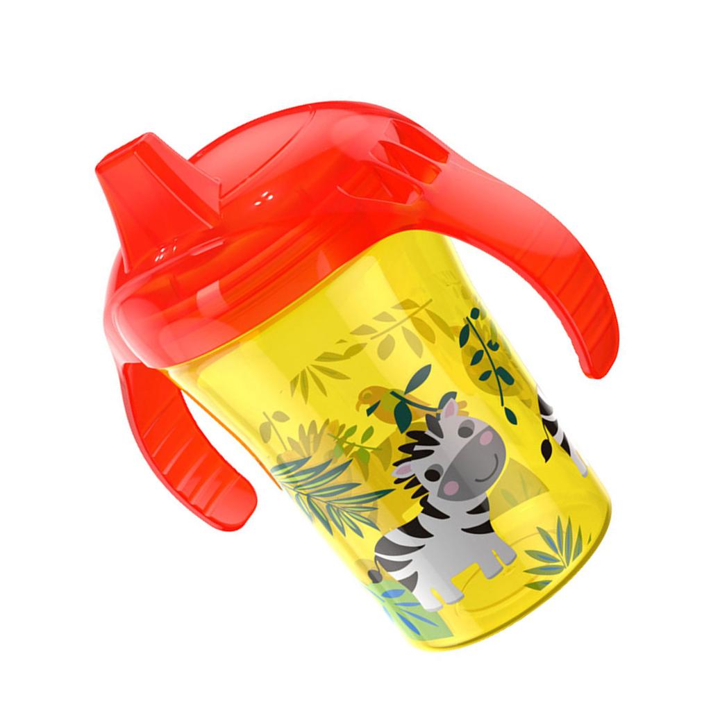 Super Spout Grip N' Sip Cup Two Handle No Spill Water Cup 260ml 8.8Ounce Sippy Cup Straw Learner Cup for Kid Toddlers