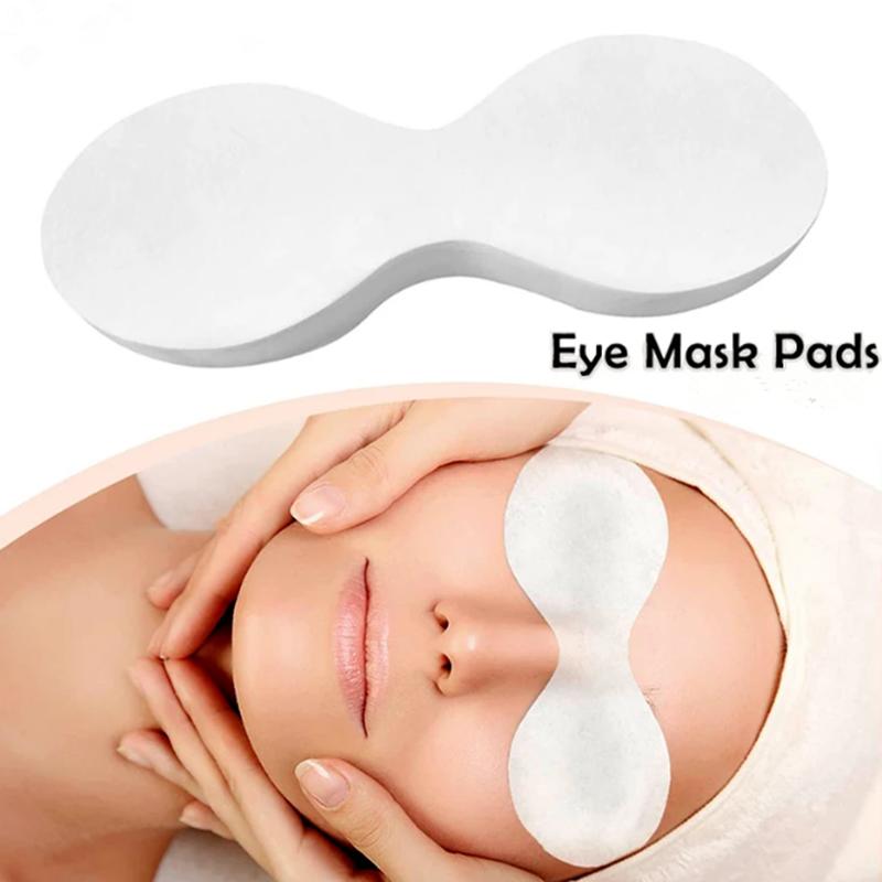 200 шт./пакет Одноразовые бумажные маски для глаз Ультратонкие Патчи для ухода за глазами из натурального хлопка для женщин Спа Повязки на глаза Инструменты для ухода за кожей лица