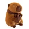 Miaomyao Plush Animal Capybara Soothing Birthday Gift for Kids and 25cm Toy, Scarf, Fluffy, Item, Adults,