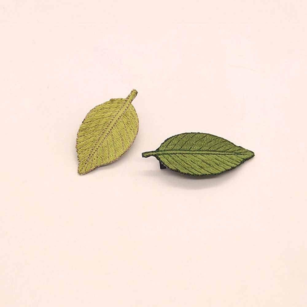 Girls Hair Holder Hair Accessories Leaf Hair Clip Knitted Barrette Women's Hairpin Korean Style