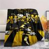 BVB Print FlAannel Blanket, High quality Comfortable for All Seasons, Home Decor, Warmth and Comfort