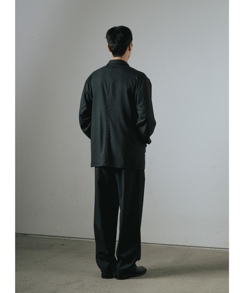 Wagi Flannel Wool Pritzker Pants (Charcoal)