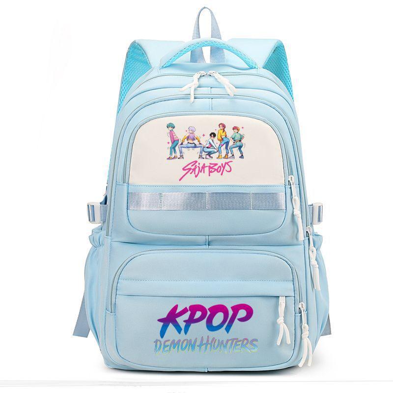 Kpop Охотник на ведьм Группа Школьная сумка Девочка Милый Рюкзак для начальной школы Средняя школа Легкий Большая вместимость Легкий
