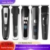 Multi-Function LCD Display Electric Grooming Kit: Hair Clipper, Trimmer & Nose Hair Trimmer