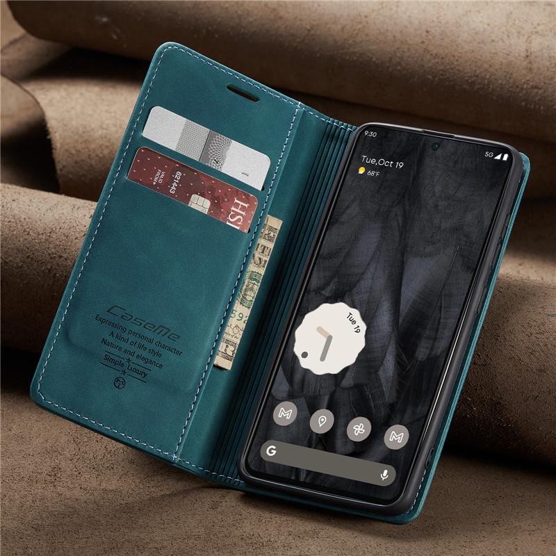 CaseMe Высококачественный Ретро Магнитный Флип Кожаный Чехол для Google Pixel 10A 9 Pro XL 7 6 Pro Кошелек Чехол Pixel 8A 9a Телефон Чехол