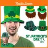 Adult Irish Leprechaun St. Patrick's Day Green Hat Shamrock Fancy Dress Access