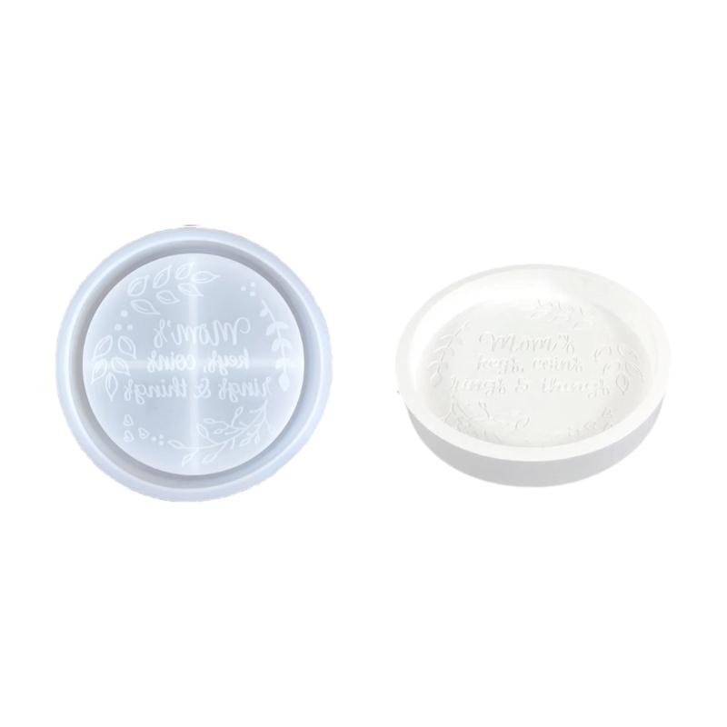 Поднос для хранения силиконовая форма для показа ювелирных изделий круглые/шестигранные/квадратные формы для подставок формы для эпоксидной смолы на День матери поделки