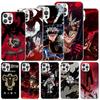 Мягкий чехол Black Clover Asta Anime для iPhone 11 12 13 Mini 14 Pro Max Apple Phone Cover X XS XR SE 7 Plus 8 + 6 6S 5S Funda Coqu