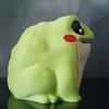 Диспенсер для туалетной бумаги Лягушка Веселый интерактивный откидной живот 3D-печать Контейнер для рулонной бумаги Коробка для салфеток Лягушка Украшение для ванной