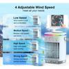 Portable Air Conditioner Mini Air Cooler USB Air Conditioning Fan 700ml Ice Water Air Cooling Fan With Humidifier for Bedroom